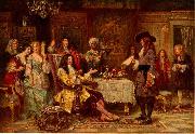 Jean Leon Gerome Ferris The Birth of Pennsylvania 1680 Spain oil painting artist